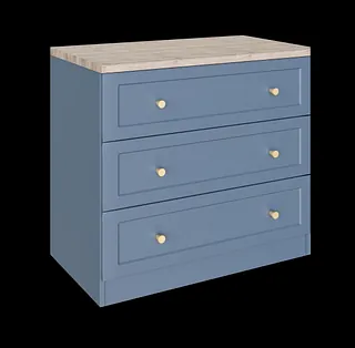 3 drawer wide chest