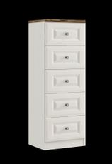 5 drawer narrow chest