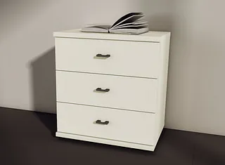 3 drawer bedside