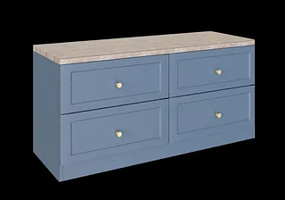 4 drawer twin chest