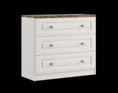 3 drawer wide chest