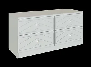 4 drawer twin chest